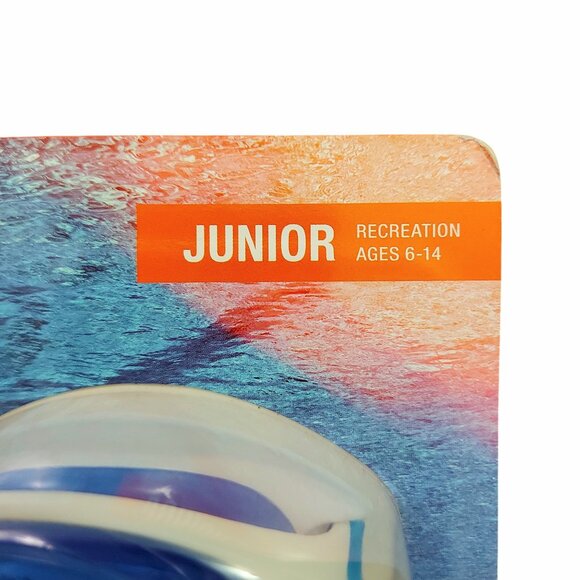 Speedo Scuba Swim Goggles Junior Blue Ages 6-14 Recreation UV Protection Beach - Picture 5 of 6